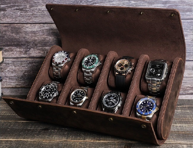 leather watch box