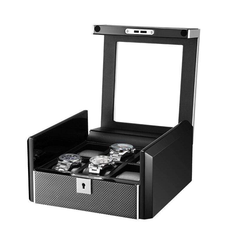 6 slot carbon watch box set Watch Box