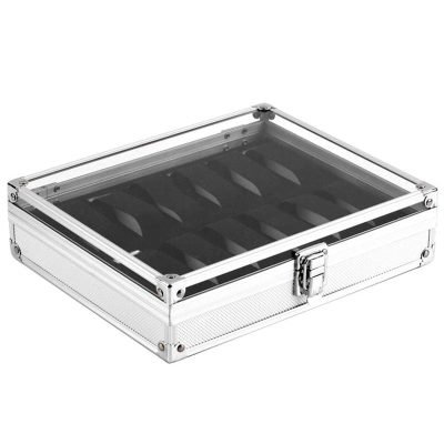 ALUMINIUM WATCH BOX 12 SLOTS