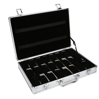 ALUMINIUM WATCH CASE 24 SLOTS