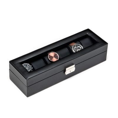 BLACK CARBON ELEGANCE BOX  6 SLOTS