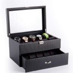 CARBON FIBER WATCH BOX 20 SLOTS