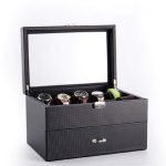 CARBON FIBER WATCH BOX 20 SLOTS