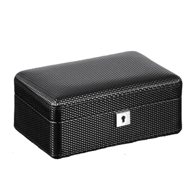 CARBON FIBER WATCH BOX WITH LOCK3 SLOTS