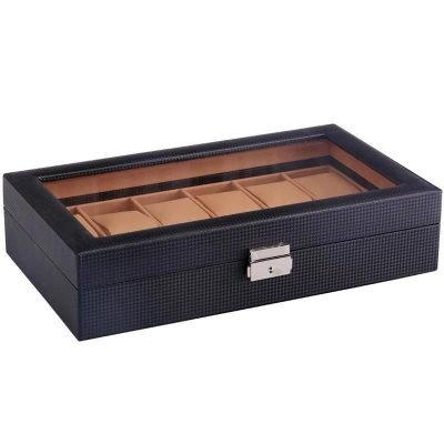 CARBON WATCH BOX 12 SLOTS