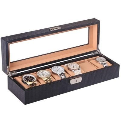 CARBON WATCH BOX 6 SLOTS