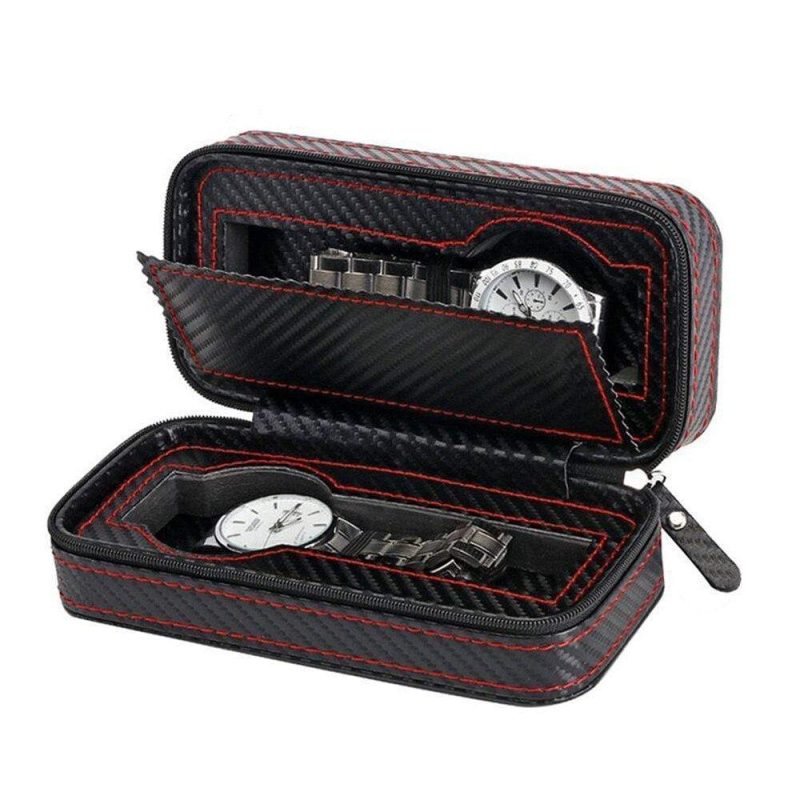 CARBON WATCH CASE 2 SLOTS